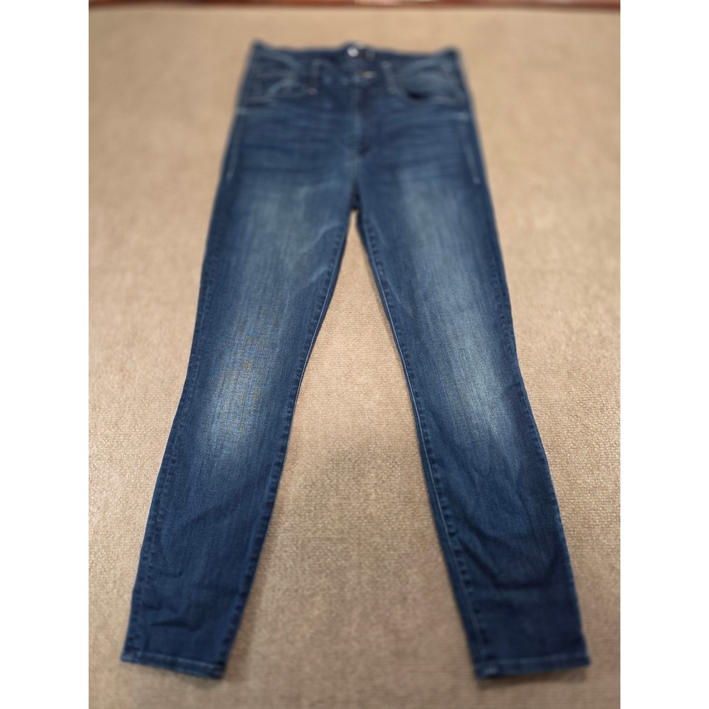 Mother Womens High Waisted Skinny Jeans Medium Wash Blue Denim Size 28